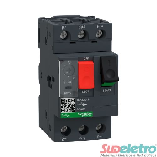 DISJUNTOR MOTOR TESYS GV2 9,0-14,0A - SCHNEIDER