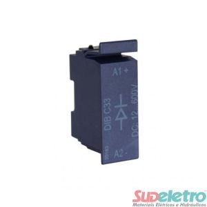 BLOCO SUPRESSOR DE SOBRETENSÃO DIODO 12-600 P/ CONTATOR CWB9-80 - WEG