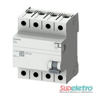DISPOSITIVO DR TETRAPOLAR 300MA 25A 5SV5642-0 - SIEMENS