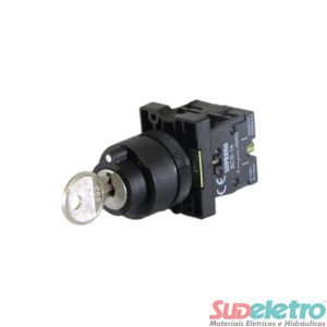 BOTÃO SELETOR COM CHAVE 2P FIXOS NA - SOPRANO