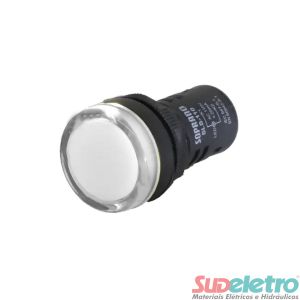 SINALIZADOR 22MM 220VCA BRANCO - SOPRANO