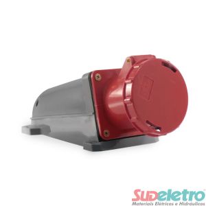 TOMADA SOBREPOR 63A 3P+T+N 380/440VCA IP67 9H TSP-5506 - SOPRANO