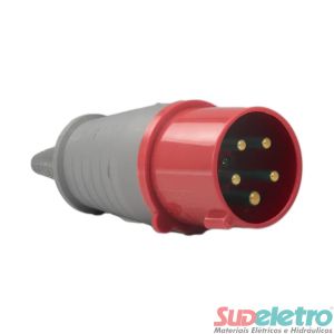 PLUG PLS-5276 32A 3P+T+N 380/440VCA IP44 6H - SOPRANO