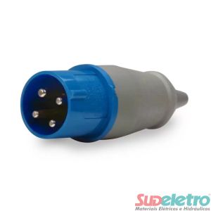 PLUG PLS-4079 16A 3P+T 220/240VCA IP44 9H - SOPRANO