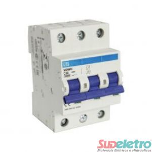 MINI DISJUNTOR TRIPOLAR 50A MDWH-C - WEG