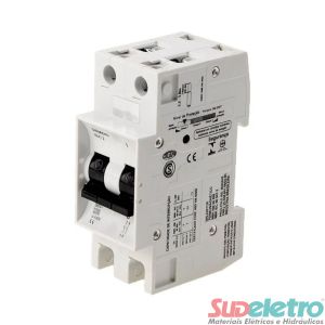 DISJUNTOR BIPOLAR 2A CURVA C 5SX1 - SIEMENS