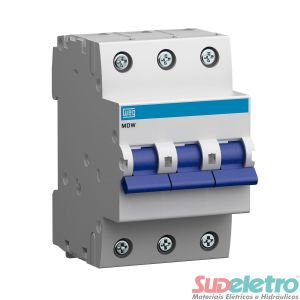 MINI DISJUNTOR TRIPOLAR 125A MDW-C - WEG