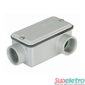 CONDULETE EM ALUMÍNIO TIPO C 2.1/2" COM PINTURA C/T C/VED C/R - WETZEL