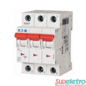 MINI DISJUNTOR TRIPOLAR 32A CURVA C PL4-C32/3 - MOELLER EATON