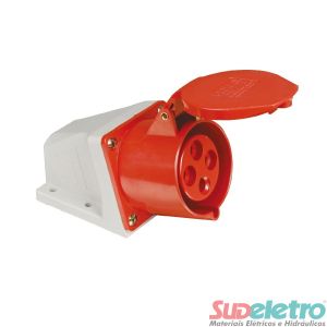 TOMADA DE SOBREPOR 3P+T 16A 9H AZ 200/250VCA/CC TSWD-16P4H9E57 - WEG
