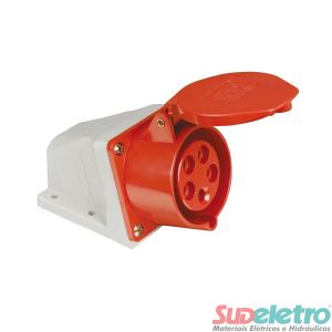 TOMADA DE SOBREPOR 3P+T+N 32A 9H AZ 200/250VCA/CC TSWD-32P5H9E57 - WEG