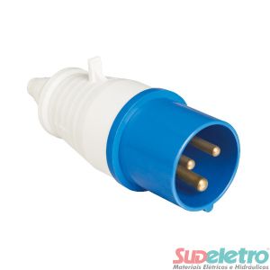 PLUG INDUSTRIAL 2P+T 16A AZ 6H 200/250VCA/CC PIWD-16P3H6E57 - WEG
