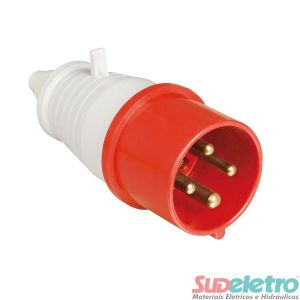 PLUG INDUSTRIAL 3P+T 32A AZ 9H 200/250VCA/CC PIWD-32P4H9E57 - WEG
