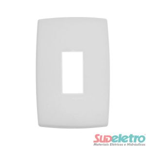 PLACA 4X2 BRANCA COM 1 MÓDULO VERTICAL - PIAL PLUS