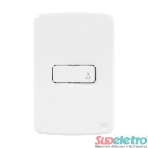 CONJUNTO 4X2 COM 1 PULSADOR MINUTERIA 10A 250VCA - COMPOSÉ