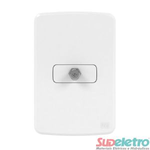 CONJUNTO 4X2 COM 1 TOMADA COAXIAL 750H TV - COMPOSÉ