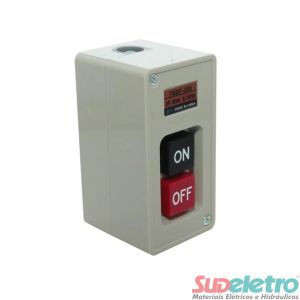 CHAVE LIGA/DESLIGA PLÁSTICA TRIFÁSICA 30A/3700W - TBSP-330 - METALTEX