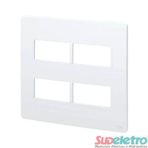 PLACA E SUPORTE 4X4" 4 MODULOS - ESATTA