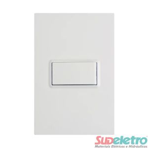 CONJUNTO 4X2 COM 1 INTERRUPTOR SIMPLES 16A 250V - DELTA MONDO