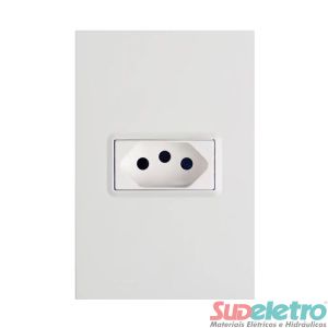 CONJUNTO 4X2 COM 1 TOMADA 2P+T 10A 250V - DELTA MONDO