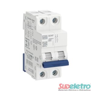 MINI DISJUNTOR BIPOLAR CURVA B 32A MDWP-B32-2 - WEG