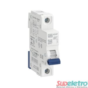 MINI DISJUNTOR MONOPOLAR CURVA C 10A MDWP-C10 - WEG