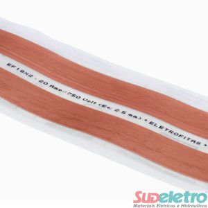FITA ELÉTRICA DUAS PISTAS 20A 750V CABO 2,5MM - EF18X2 - ELETROFITA