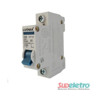 MINI DISJUNTOR MONOPOLAR CURVA C 70A LK-70 - LUKMA