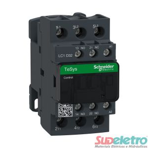CONTATOR TRIPOLAR TESYS DECA 32A 1NA+1NF 110VCA - SCHNEIDER