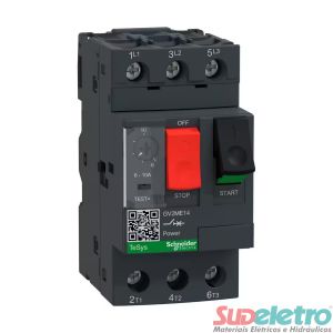DISJUNTOR MOTOR TESYS GV2 6,0-10,0A - SCHNEIDER