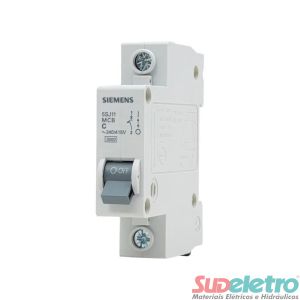 MINI DISJUNTOR MONOPOLAR CURVA C 32A 5SJ1 - SIEMENS
