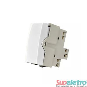 INTERRUPTOR SIMPLES BRANCO 10A 250V - SLEEK