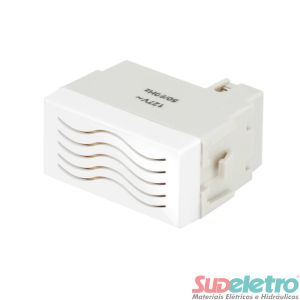 MÓDULO CAMPAINHA CIGARRA BRANCO 127V - SLEEK