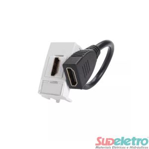 TOMADA HDMI BRANCO - SLEEK