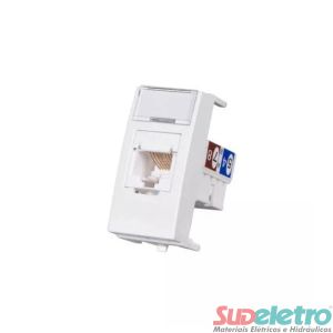 TOMADA RJ45 CAT5E BRANCO - SLEEK