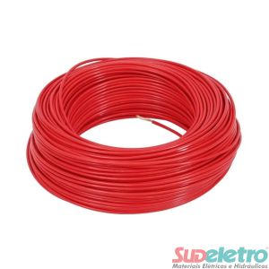 CABO FLEXÍVEL 750V 1MM 100M VERMELHO