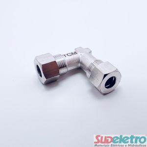 BORNE CONCÊNTRICO À PRESSÃO EMENDA ANGULAR 90º 3/8" - TCM