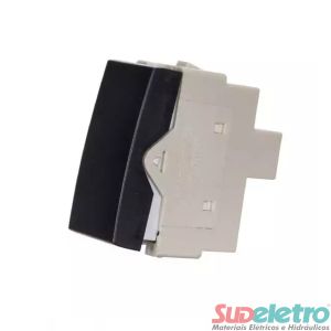 INTERRUPTOR INTERMEDIÁRIO 10A 250V PRETO - CLEAN EBONY