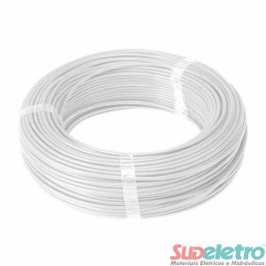 CABO FLEXÍVEL 750V 0,75MM 100M BRANCO
