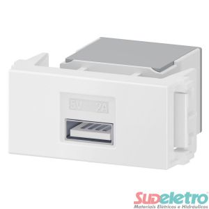 TOMADA CARREGADOR KEYSTONE USB - REFINATTO