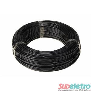 CABO FLEXÍVEL 750V 1MM 100M PRETO