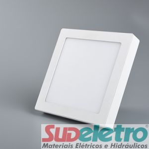PLAFON DE LED QUADRADO PARA SOBREPOR 18W BIVOLT 6500K