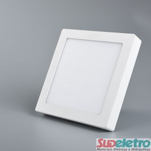 PLAFON DE LED QUADRADO PARA SOBREPOR 24W BIVOLT 6500K