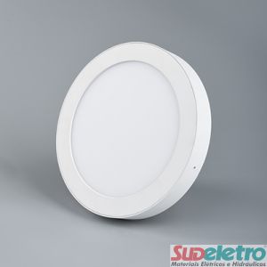 PLAFON DE LED REDONDO PARA SOBREPOR 24W BIVOLT 6500K