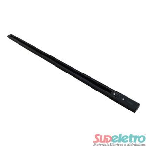 TRILHO ELETRIFICADO PARA SPOT LED 1,5M PRETO