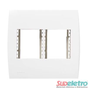 PLACA 4X4 2 MÓDULOS DUPLO COM SUPORTE - ILUS