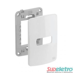 PLACA E SUPORTE 4X2 1 MÓDULO - COMPOSÉ