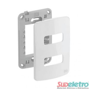 PLACA E SUPORTE 4X2 2 MÓDULOS - COMPOSÉ