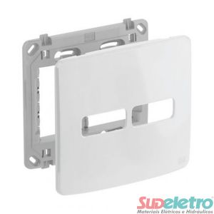 PLACA E SUPORTE 4X4 2 MÓDULOS - COMPOSÉ