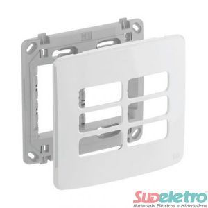 PLACA E SUPORTE 4X4 6 MÓDULOS - COMPOSÉ